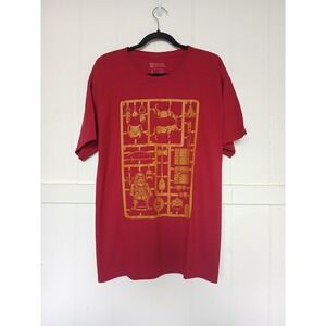 Dungeons & Dragons Lootwear 2018 Miniature Sprue Short Sleeve T Shirt Mens L Red